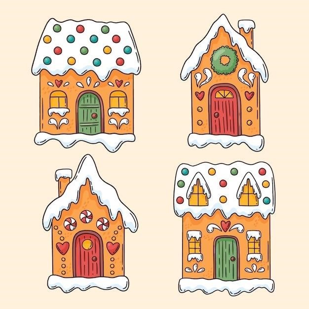 gingerbread house coloring pages pdf